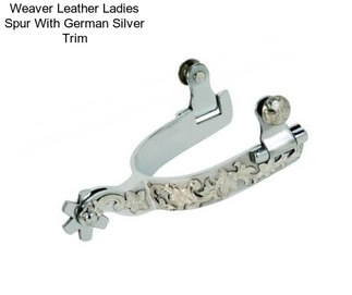 Weaver Leather Ladies Spur With German Silver Trim