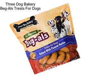 Three Dog Bakery Beg-Als Treats For Dogs