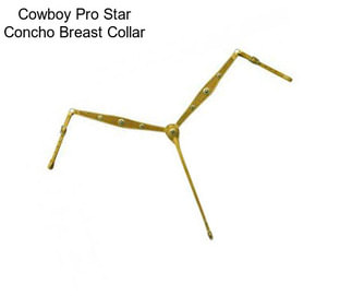 Cowboy Pro Star Concho Breast Collar