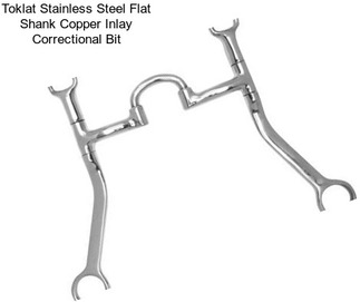 Toklat Stainless Steel Flat Shank Copper Inlay Correctional Bit