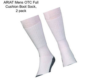 ARIAT Mens OTC Full Cushion Boot Sock, 2 pack