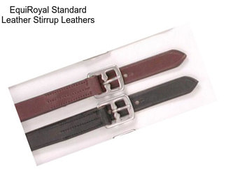 EquiRoyal Standard Leather Stirrup Leathers