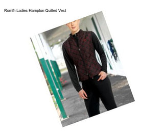 Romfh Ladies Hampton Quilted Vest