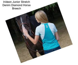 Irideon Junior Stretch Denim Diamond Horse Breech