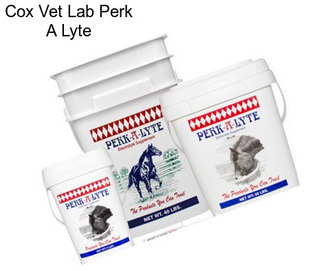 Cox Vet Lab Perk A Lyte