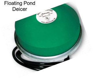 Floating Pond Deicer