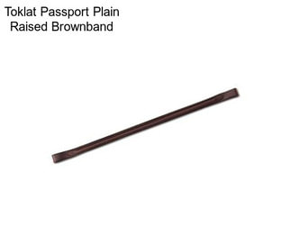 Toklat Passport Plain Raised Brownband