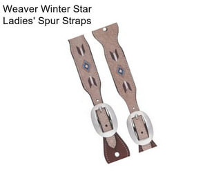 Weaver Winter Star Ladies\' Spur Straps