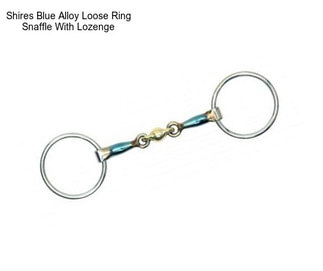 Shires Blue Alloy Loose Ring Snaffle With Lozenge