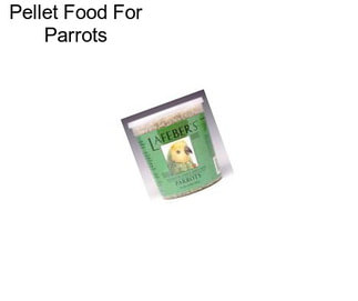 Pellet Food For Parrots