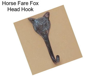 Horse Fare Fox Head Hook