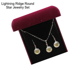 Lightning Ridge Round Star Jewelry Set
