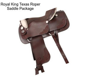 Royal King Texas Roper Saddle Package