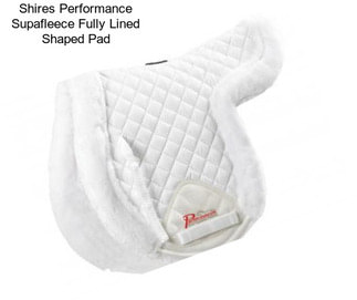 Shires Performance Supafleece Fully Lined Shaped Pad