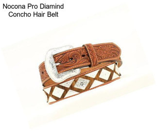 Nocona Pro Diamind Concho Hair Belt