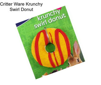 Critter Ware Krunchy Swirl Donut