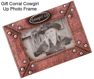 Gift Corral Cowgirl Up Photo Frame