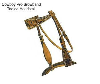 Cowboy Pro Browband Tooled Headstall