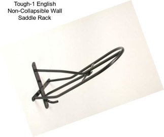 Tough-1 English Non-Collapsible Wall Saddle Rack