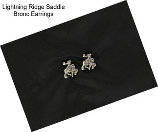 Lightning Ridge Saddle Bronc Earrings