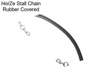 HorZe Stall Chain Rubber Covered