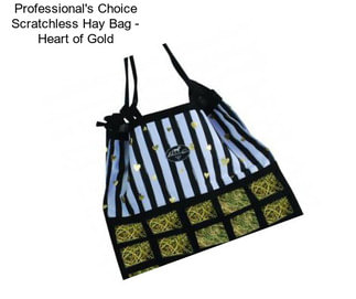 Professional\'s Choice Scratchless Hay Bag - Heart of Gold