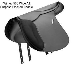 Wintec 500 Wide All Purpose Flocked Saddle