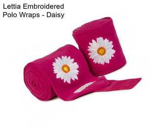 Lettia Embroidered Polo Wraps - Daisy