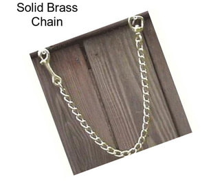 Solid Brass Chain