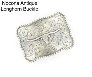 Nocona Antique Longhorn Buckle