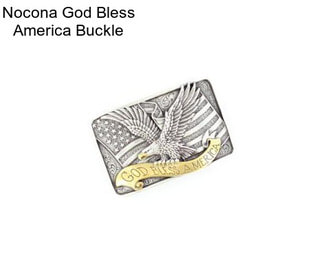 Nocona God Bless America Buckle