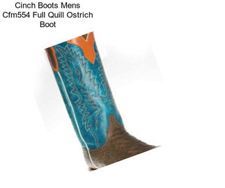 Cinch Boots Mens Cfm554 Full Quill Ostrich Boot