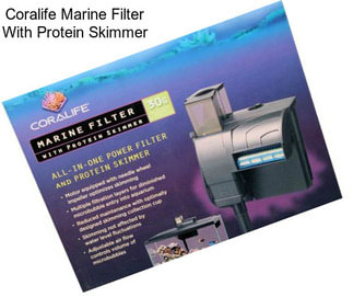 Coralife Marine Filter With Protein Skimmer