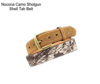 Nocona Camo Shotgun Shell Tab Belt