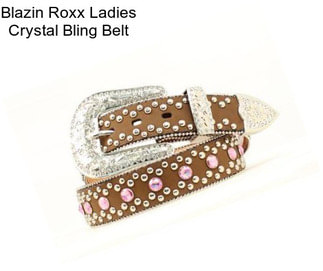 Blazin Roxx Ladies Crystal Bling Belt