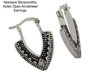 Montana Silversmiths Aztec Open Arrowhead Earrings