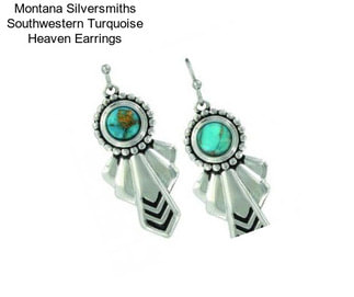 Montana Silversmiths Southwestern Turquoise Heaven Earrings