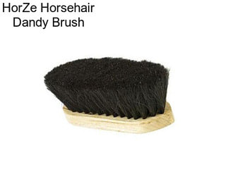 HorZe Horsehair Dandy Brush
