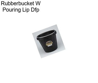 Rubberbucket W Pouring Lip Dfp