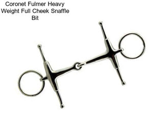 Coronet Fulmer Heavy Weight Full Cheek Snaffle Bit