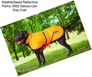 Weatherbeeta Reflective Parka 300D Deluxe Lite Dog Coat