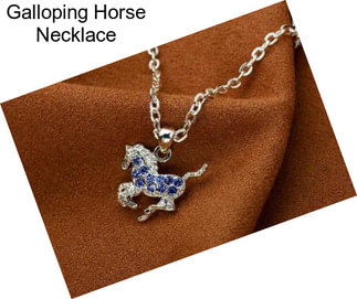 Galloping Horse Necklace