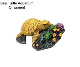 Sea Turtle Aquarium Ornament