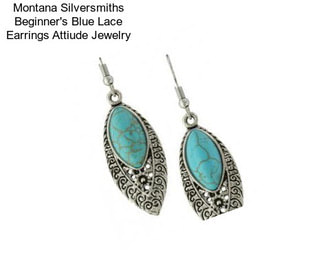 Montana Silversmiths Beginner\'s Blue Lace Earrings Attiude Jewelry