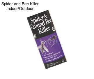 Spider and Bee Killer Indoor/Outdoor