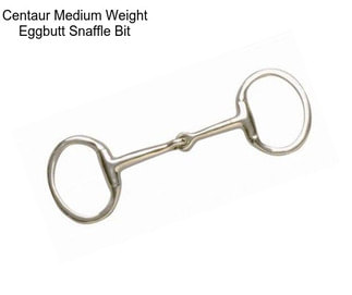 Centaur Medium Weight Eggbutt Snaffle Bit