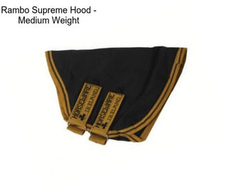 Rambo Supreme Hood - Medium Weight