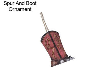 Spur And Boot Ornament