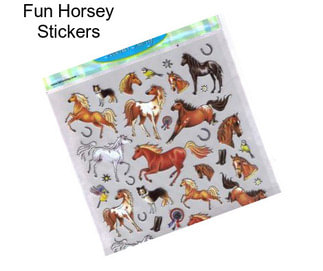 Fun Horsey Stickers