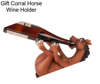 Gift Corral Horse Wine Holder